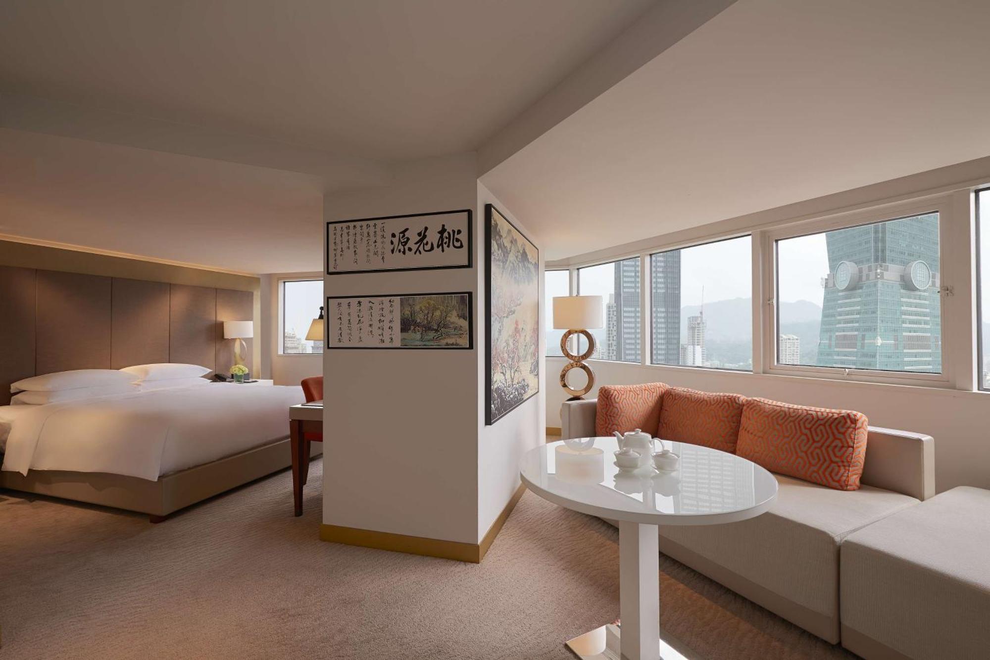 Grand Hyatt Taipei Exterior foto A suite at the hotel
